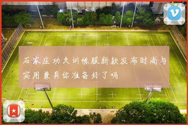 石家庄功夫训练服新款发布时尚与实用兼具你准备好了吗