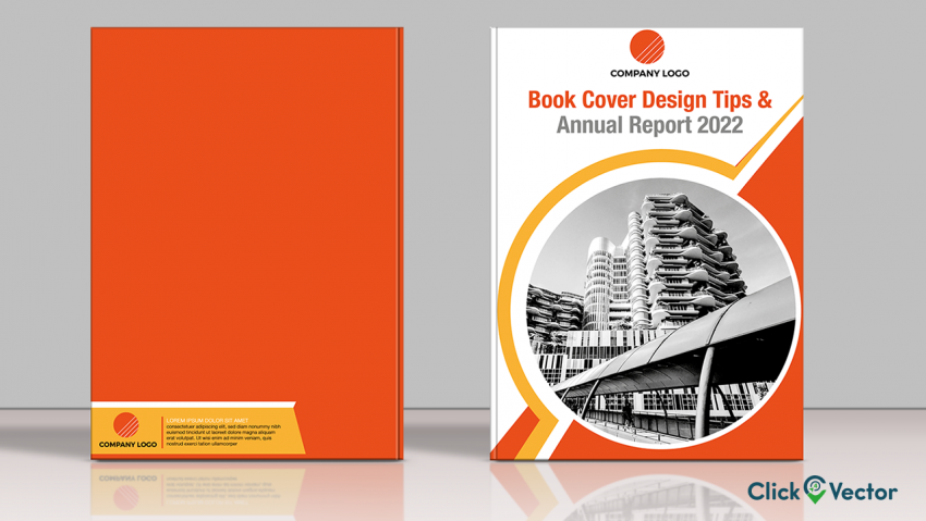 book cover page design corel draw
